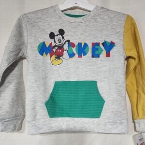 Mickey mouse gray sweatshirt toddlers 4T